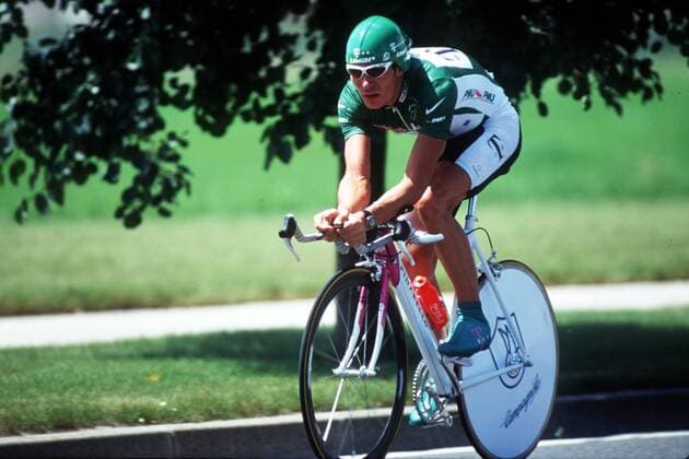 Erik Zabel (Deutschland Team Telekom) Radsport Herren Tour de France 1999, Straßenradsport, Straße, Rad, Zeitfahren, Einzelzeitfahren Einzelbild 8. Etappe: Metz
