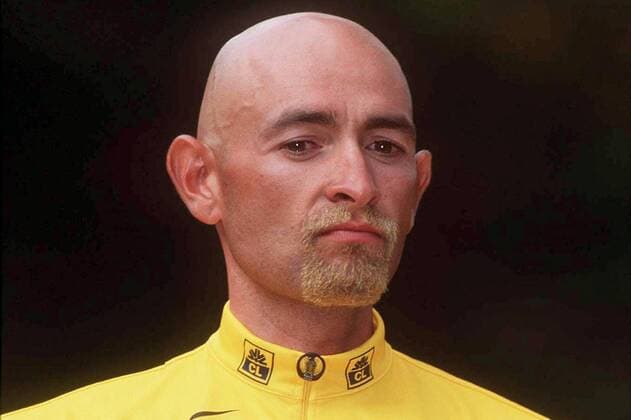 Gesamtsieger Marco Pantani (Italien Mercatone Uno) nachdenklich Radsport Herren Tour de France 1998, Straße, Rad, Straßenradsport, Porträt Paris Nachdenklichkeit,