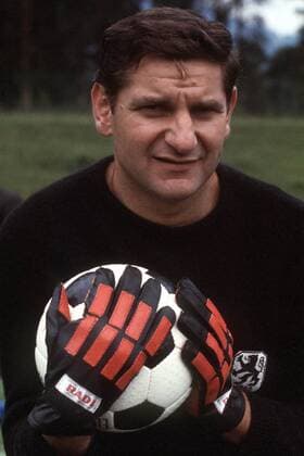 Torwart Petar Radenkovic (1860) Fußball 1. BL Herren Saison 1968 1969, TSV 1860 München Einzelbild München