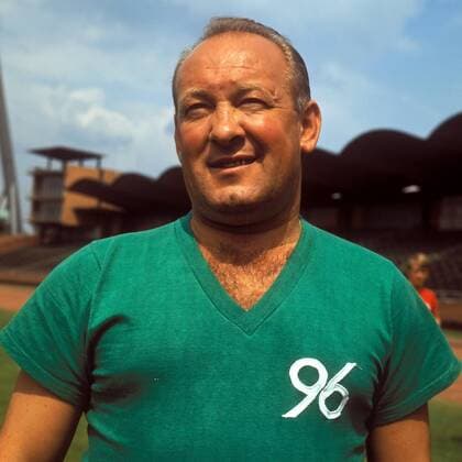 Trainer Zlatko Cajkovski (Hannover 96) Fußball 1. BL Herren DEUTSCHSPRACHIGE SPORTZEITSCHRIFTEN UND -ZEITUNGEN NUR NACH RÜCKSPRACHE, Saison 1968 1969 Porträt Hannover