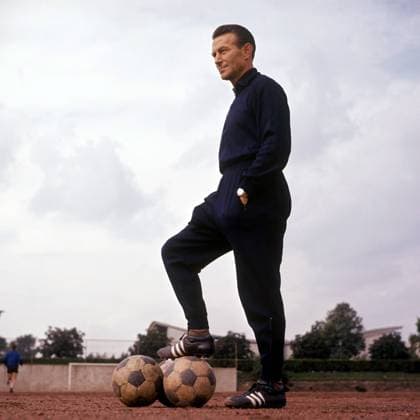 Trainer Hermann Eppenhoff (BVB) Fußball 1. BL Herren DEUTSCHSPRACHIGE SPORTZEITSCHRIFTEN UND -ZEITUNGEN NUR NACH RÜCKSPRACHE, Saison 1963 1964 Einzelbild Dortmund