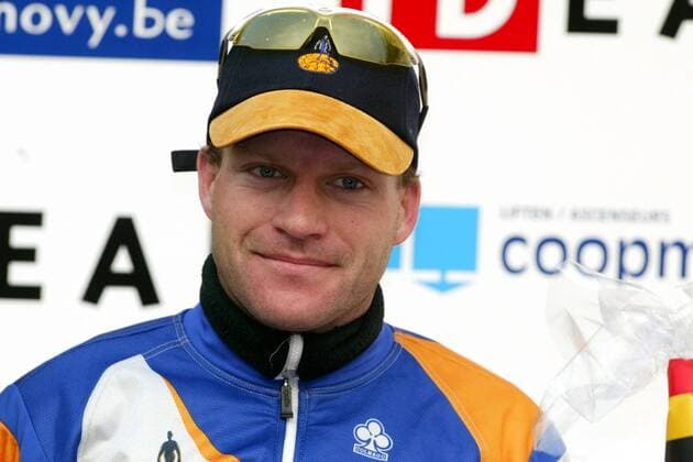 Sieger Steven de Jongh (Niederlande Rabobank) Radsport Herren Kuurne-Brüssel-Kuurne 2004, Straßenradsport, Straße, Rad, Vdig Einzelbild