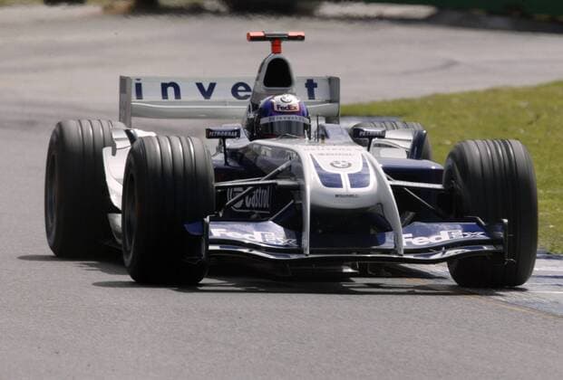 Juan Pablo Montoya (Kolumbien BMW-Williams) in seinem Boliden Motorsport Grand Prix Herren Großer Preis von Australien 2004, Formel 1 Weltmeisterschaft, F1, F, GP, WM, Vdig Einzelbild Albert Park Melbourne