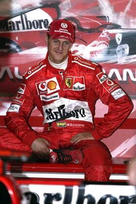 Michael Schumacher (Deutschland Ferrari) entspannt in der Box Motorsport Grand Prix Herren Großer Preis von Australien 2004, Formel 1 Weltmeisterschaft, F1, F, GP, WM, Vdig Einzelbild Albert Park Melbourne