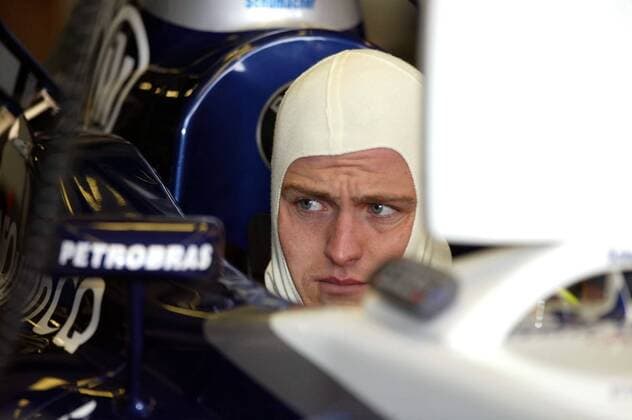 Ralf Schumacher (Deutschland BMW-Williams) im Cockpit seines Boliden Motorsport Grand Prix Herren Großer Preis von Australien 2004, Formel 1 Weltmeisterschaft, F1, F, GP, WM, Qualifying, Vdig Einzelbild Albert Park Melbourne Skepsis,