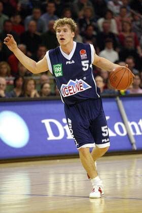 Anton Gavel (Karlsruhe) Basketball 1. BL Herren BBL Saison 2003 2004, Giessen - BG Iceline Karlsruhe 79:92, Vdig Einzelbild Gießen Dynamik,