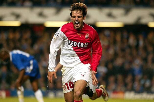 Fernando Morientes (Monaco) - Torjubel Fußball EC 1 Herren Champions League 2003 2004, Halbfinale, AS Monaco, Vdig Einzelbild London Freude, Begeisterung,  