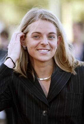 Nia Künzer (Deutschland) anlässlich der Verleihung des Laureus World Sports Awards 2004 Fußball Damen Laureus World Sports Awards 2004, Sportlerwahl, Ehrung, Sportlerehrung, Sportlerauszeichnung, Vdig Porträt Award Estoril Freude,