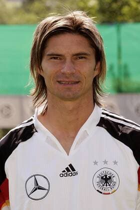 Thomas Brdaric (Deutschland) Fußball EM Herren Vorschau Europameisterschaft 2004, Euro, Vorstellung, Präsentation, Pressetermin, Porträttermin Porträt