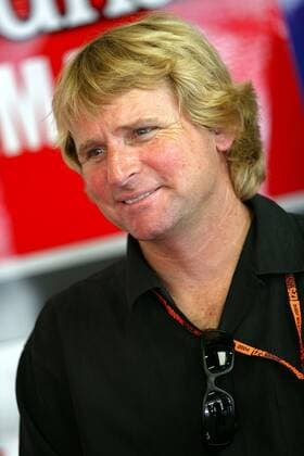 Ex-Motorrad-Weltmeister Wayne Rainey (USA) - VERÖFFENTLICHUNGSRECHTE NUR FÜR DEUTSCHE MEDIEN Motorsport WM Herren Weltmeisterschaft 2004, Motorrad, Motorradrennen, Motorradrennsport, Motorradsport Einzelbild Barcelona