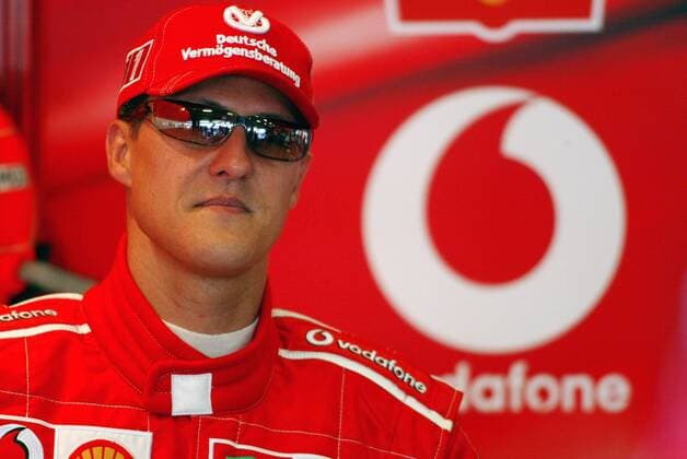 Michael Schumacher (Deutschland Ferrari) Motorsport Grand Prix Herren Großer Preis der USA 2004, Formel 1 Weltmeisterschaft, F1, F, GP, WM Porträt Indianapolis Speedway Indianapolis