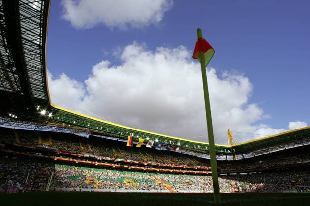 Innenansicht des Estadio Jose Alvalade in Lissabon Fußball EM Herren Euro 2004, Europameisterschaft, Länderspiel Totale Lissabon