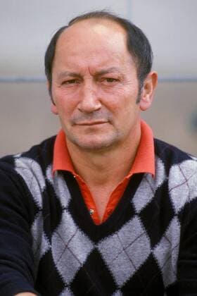 Trainer Fahrudin Jusufi (1860) nachdenklich Fußball Herren Bayernliga 1986 1987, Oberliga Bayern, TSV 1860 München Porträt München