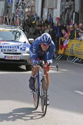 Viatcheslav Ekimov (Rußland US Postal Service) - Einzelzeitfahren Radsport Herren Tour de France 2004, Prolog, Zeitfahren, Straßenradsport, Straße, Rad Einzelbild Prolog Lüttich - Lüttich