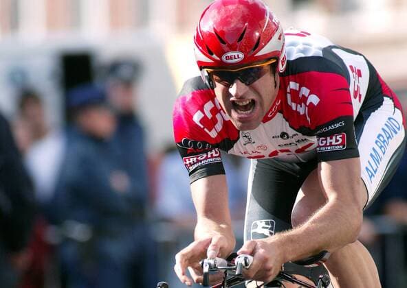 Jens Voigt (Deutschland CSC) - Einzelzeitfahren Radsport Herren Tour de France 2004, Prolog, Zeitfahren, Straßenradsport, Straße, Rad Einzelbild Prolog Lüttich - Lüttich