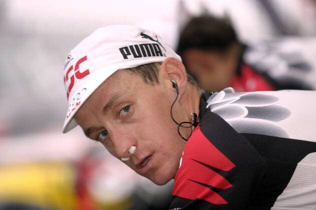 Nicki Sörensen (Dänemark CSC) Radsport Herren Tour de France 2004, Straßenradsport, Straße, Rad, Einzelzeitfahren, Prolog, Vdig Einzelbild Sorensen, Soerensen Lüttich