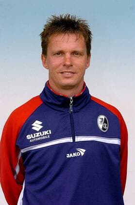 Co-Trainer Karsten Neitzel (SC Freiburg) Fußball 1. BL Herren Saison 2004 2005, Vorstellung, Präsentation, Pressetermin, Porträttermin Porträt Freiburg