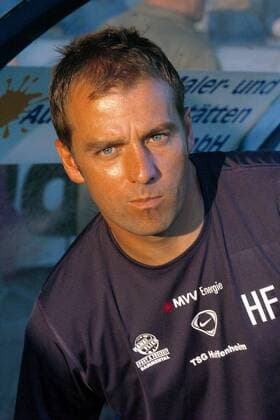 Trainer Hans-Dieter Flick (Hoffenheim) Fußball Herren Saisonvorbereitung 2004 2005, TSG Hoffenheim, Regionalliga Süd, 3. Liga, Vorbereitung, Test, Porträt Hansi Hoffenheim