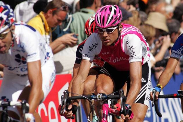 Jan Ullrich (Deutschland T Mobile) Radsport Herren Tour de France 2004, Straßenradsport, Straße, Rad Einzelbild 20. Etappe Montereau Fault Yonne - Paris