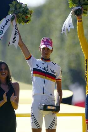 Gesamtzweiter Andreas Klöden (Deutschland T Mobile) Radsport Herren Tour de France 2004, Straßenradsport, Straße, Rad Einzelbild 20. Etappe Montereau Fault Yonne - Paris