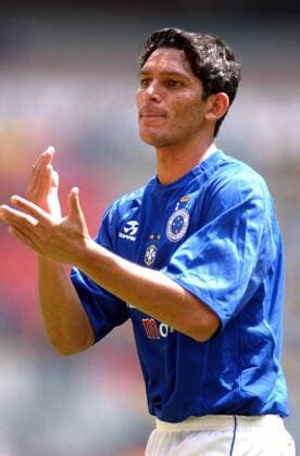 Geovani (Cruzeiro) unzufrieden Fußball Herren Serie A 2004, 1. Brasilianische Liga, Cruzeiro Belo Horizonte, Saisonvorbereitung, Vdig Einzelbild Mexico City, Mexiko Stadt