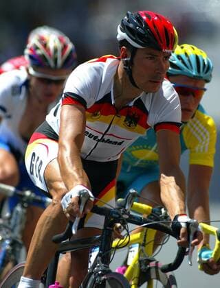 Erik Zabel (Deutschland) Radsport OS Sommer Herren Olympische Sommerspiele Athen 2004, Olympia, Olympiade, Spiele, Straßenradsport, Straße, Rad Einzelbild Straßenrennen, Athen