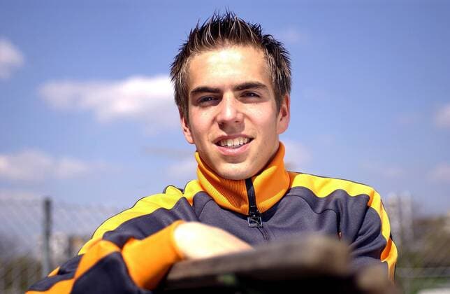 Philipp Lahm (Stuttgart) Fußball 1. BL Herren Saison 2003 2004, VfB Stuttgart, Shooting, Fotoshooting, Fototermin, Vdig, Einzelbild Stuttgart