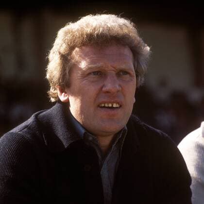 Trainer Karl-Heinz Feldkamp (Bielefeld) Fußball 2. BL Herren Saison 1976 1977, Staffel Nord, Arminia Bielefeld, Mfdia Porträt Essen