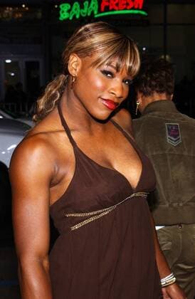 Serena Williams (USA) macht auch in Hollywood eine gute Figur Tennis Damen Filmpremiere 2004, Kinofilmpremiere, Einzelbild Los Angeles, L.A., LA, L A, Hollywood