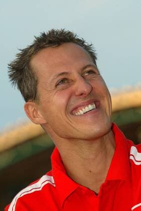 Michael Schumacher (Deutschland Ferrari) sichtlich zufrieden Motorsport Grand Prix Herren Großer Preis von Japan 2004, Formel 1 Weltmeisterschaft, F1, F, GP, WM Porträt Suzuka Freude,