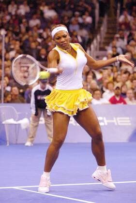 Serena Williams (USA) - Vorhand Tennis WM Damen Weltmeisterschaft 2004, WTA Tour, Championship, Einzelbild Los Angeles, LA, L A Dynamik,