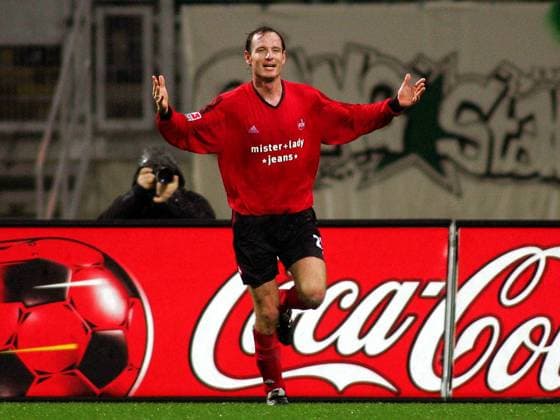 Markus Schroth (Nürnberg) - Torjubel Fußball 1. BL Herren Saison 2004 2005, 1. FC Nürnberg Einzelbild Nürnberg Freude,