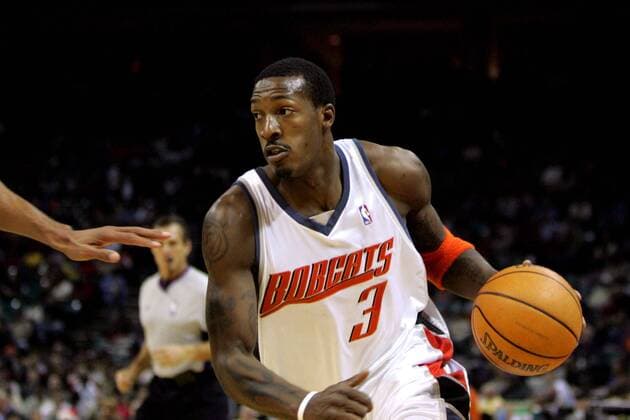 Gerald Wallace (Charlotte Bobcats) am Ball - PUBLICATION ONLY FOR GERMAN, SWISS, AUSTRIAN AND HUNGARIAN MEDIA (Icon4090173) Basketball Herren NBA 2004 2005, Einzelbild Charlotte Dynamik, EDITORIAL USE ONLY