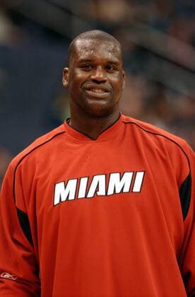 Shaquille O Neal (Miami Heat) - PUBLICATION ONLY FOR GERMAN, SWISS, AUSTRIAN AND HUNGARIAN MEDIA (Icon74910268) Basketball Herren NBA 2004 2005 Porträt Washington EDITORIAL USE ONLY