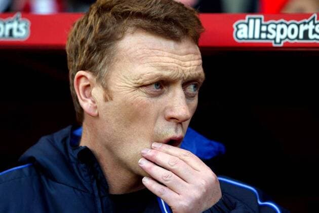 Trainer David Moyes (Everton) nachdenklich Fußball Herren English Premier League 2004 2005, 1. Englische Liga, FC Everton, Vdig Porträt London Nachdenklichkeit,