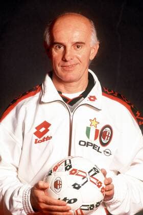 Arrigo Sacchi (AC Milan) Fußball Herren Serie A 1996 1997, 1. Italienische Liga, Vorstellung, Präsentation, Pressetermin, Porträttermin, Porträt Mailand