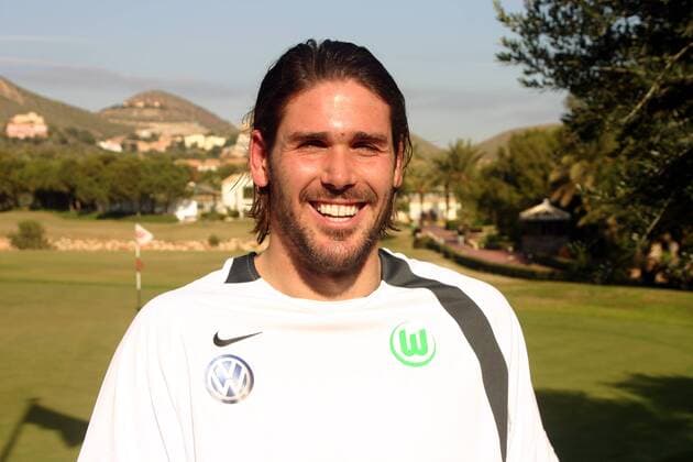 Torwart Simon Jentzsch (Wolfsburg) Fußball 1. BL Herren Saison 2004 2005, VfL Wolfsburg, Trainingslager, Winterpause Porträt La Manga