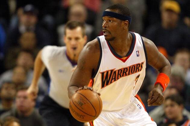 Clifford Robinson (Golden State Warriors) am Ball - !! (Icon9411244) Basketball Herren NBA 2004 2005, Golden State Warriors Einzelbild Oakland EDITORIAL USE ONLY