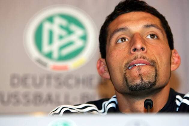 Kevin Kuranyi (Deutschland) während der Pressekonferenz Fußball Herren Nationalmannschaft 2005, Nationalteam, Pressekonferenz, PK, Pressetermin Porträt Düsseldorf