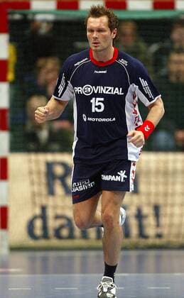 Lars Christiansen (Flensburg) Handball 1. BL Herren DHB Pokal 2004 2005, Pokalspiel, SG Flensburg-Handewitt Einzelbild Hamburg