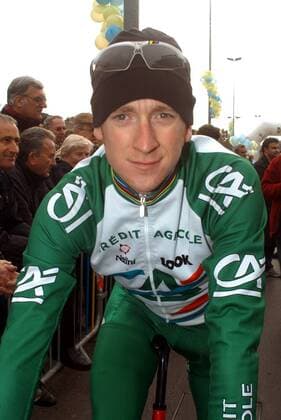 Bradley Wiggins (Großbritannien Credit Agricole) -  Radsport Herren Mittelmeerrundfahrt 2004, Tour Mediterraneen, Straßenradsport, Straße, Rad Porträt Aufnahmedatum geschätzt