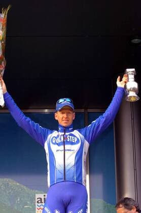 Rik Verbrugghe (Belgien Quick Step) gewinnt den GP Lugano 2005 -  Radsport Grand Prix Herren GP Lugano 2005, Straßenradsport, Straße, Rad Einzelbild Lugano