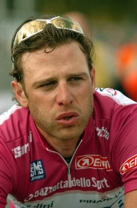 Alessandro Petacchi (Italien Fassa Bortolo) schnauft durch -  Radsport Herren 40. Tirreno Adriatico 2005, Straßenradsport, Zwei Meere Rundfahrt, Straße, Rad Porträt 6. Etappe: Civitanova Marche - Civitanova Marche