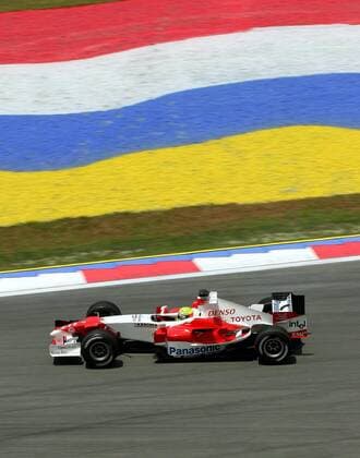 Ralf Schumacher (Deutschland Toyota) in seinem Boliden Motorsport Grand Prix Herren Großer Preis von Malaysia 2005, Formel 1 Weltmeisterschaft, F1, F, GP, WM, Qualifying Einzelbild Sepang Kuala Lumpur