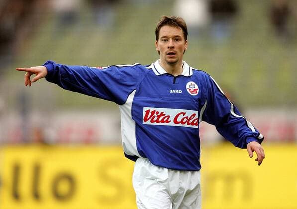 Ronald Maul (Rostock) gibt Anweisungen Fußball 1. BL Herren Saison 2004 2005, FC Hansa Rostock, Vdig Einzelbild München