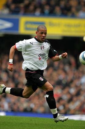 Liam Rosenior (Fulham) am Ball Fußball Herren English Premier League 2004 2005, 1. Englische Liga, Fulham FC London Einzelbild pan9081 London  