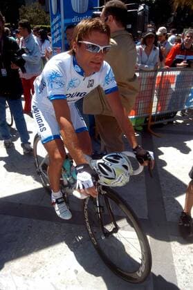Danilo di Luca (Italien Liquigas Bianchi) -  Radsport Herren 88. Giro d Italia 2005, dItalia, ProTour, Straßenradsport, Straße, Rad Einzelbild Reggio Calabria