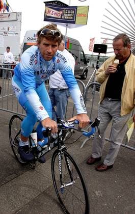 Michael Rich (Deutschland Gerolsteiner) Radsport Herren 40. Internationale Rheinland Pfalz Rad Rundfahrt 2005, Rheinlandpfalzrundfahrt, Straßenradsport Einzelbild Straße 3. Etappe Mainz - Worms