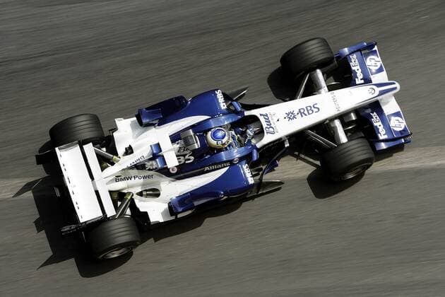 Nick Heidfeld (Deutschland BMW Williams) in seinem Boliden Motorsport Grand Prix Herren Großer Preis von Monaco 2005, Formel 1 Weltmeisterschaft, F1, F, GP, WM, Vdig Einzelbild Circuit de Monaco Monte Carlo