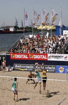 Spiel des Hamburger Zuerich Masters Beachvolleyball Damen Zuerich Masters 2005, Beach Totale Hamburg